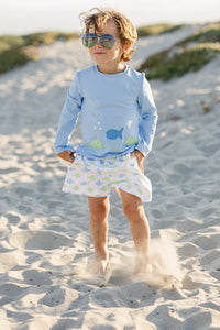 FISH BOYS SWIMSUIT AND RASHGUARD