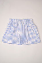 Load image into Gallery viewer, BLUE CHECK SHORTS SET