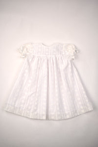 WHITE EYELET FLOAT DRESS