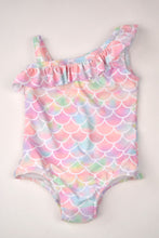 Load image into Gallery viewer, ONE SHOULDER SWIMSUIT SCALES