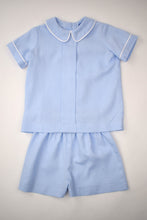 Load image into Gallery viewer, BOYS BLUE LINEN SET