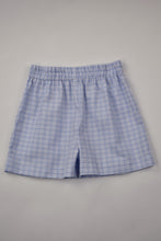 Load image into Gallery viewer, BLUE AND WHITE PLAID BOYS SET