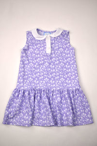 LAVENDAR FLORAL TENNIS DRESS