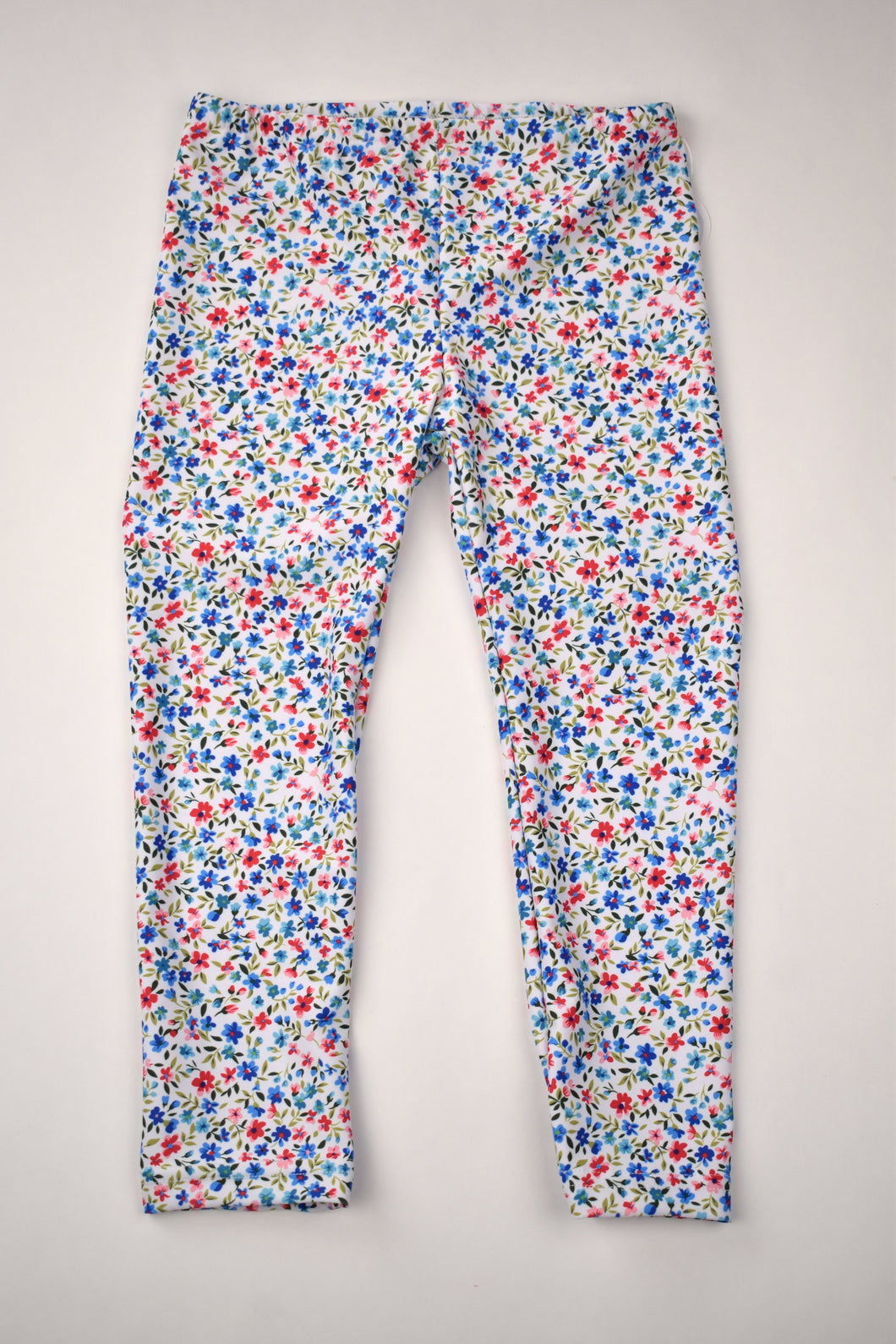 BLUE FLORAL LEGGINGS
