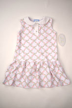 Load image into Gallery viewer, TRELLIS PRINT POLO DRESS