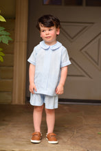 Load image into Gallery viewer, BOYS BLUE LINEN SET