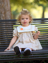 Load image into Gallery viewer, FLORAL FLOAT DRESS WITH PUMPKIN COLLAR